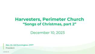 Songs of Christmas Part 1