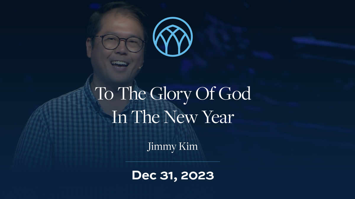 To the Glory of God in the New Year