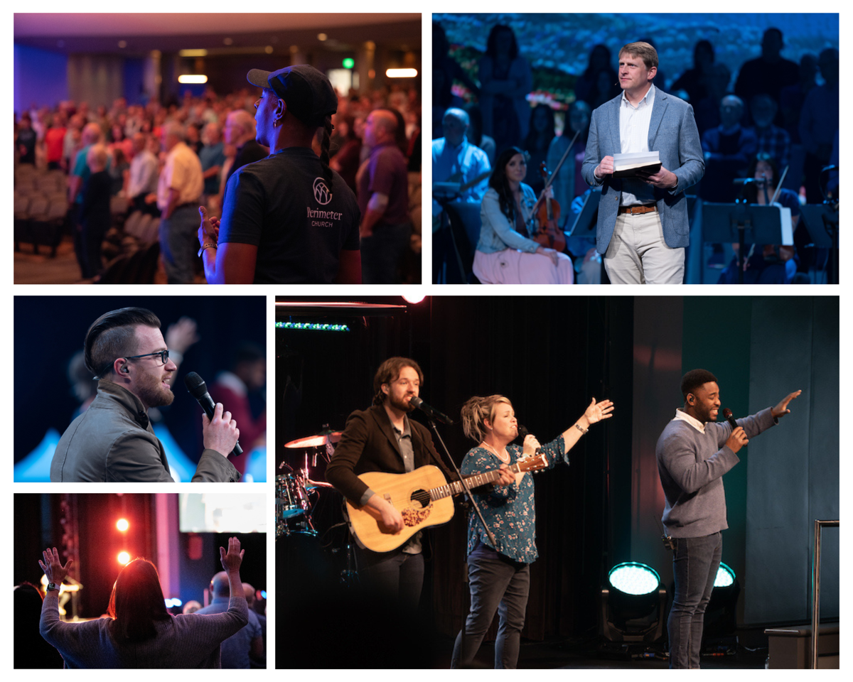 Worship and prayer at Perimeter Church
