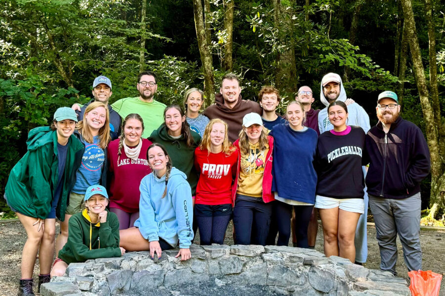 Camping trip for new ministry residents