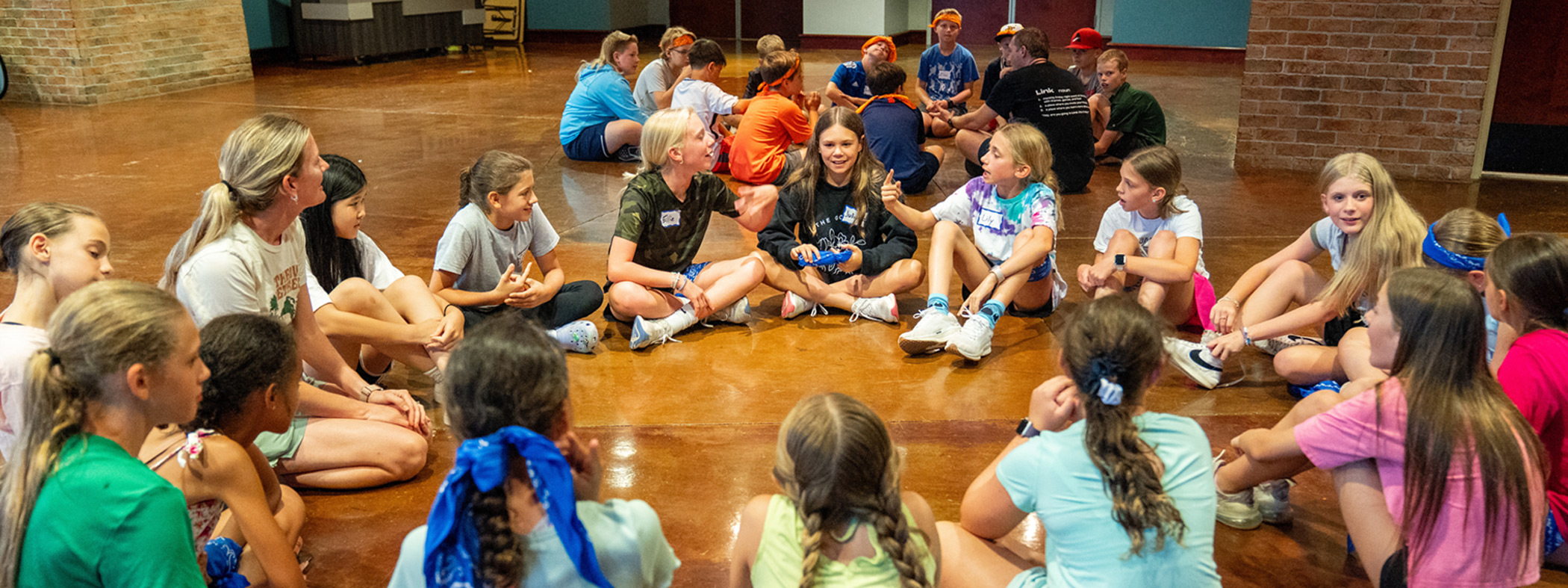 Group time at the Bricks