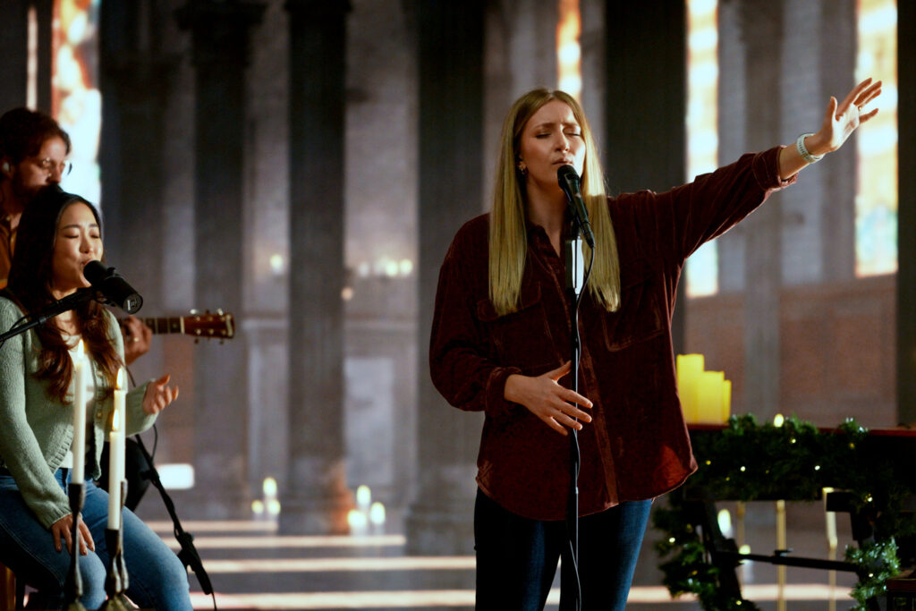 A still from "Behold Him" Perimeter Worship music video