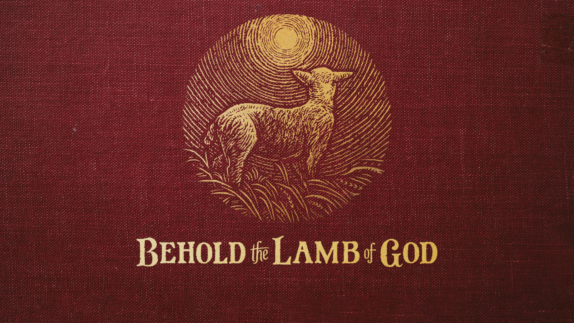 Artwork for Andrew Peterson's "Behold the Lamb of God"