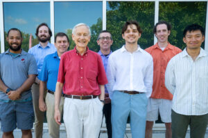 Arnold Barlow and his current discipleship group