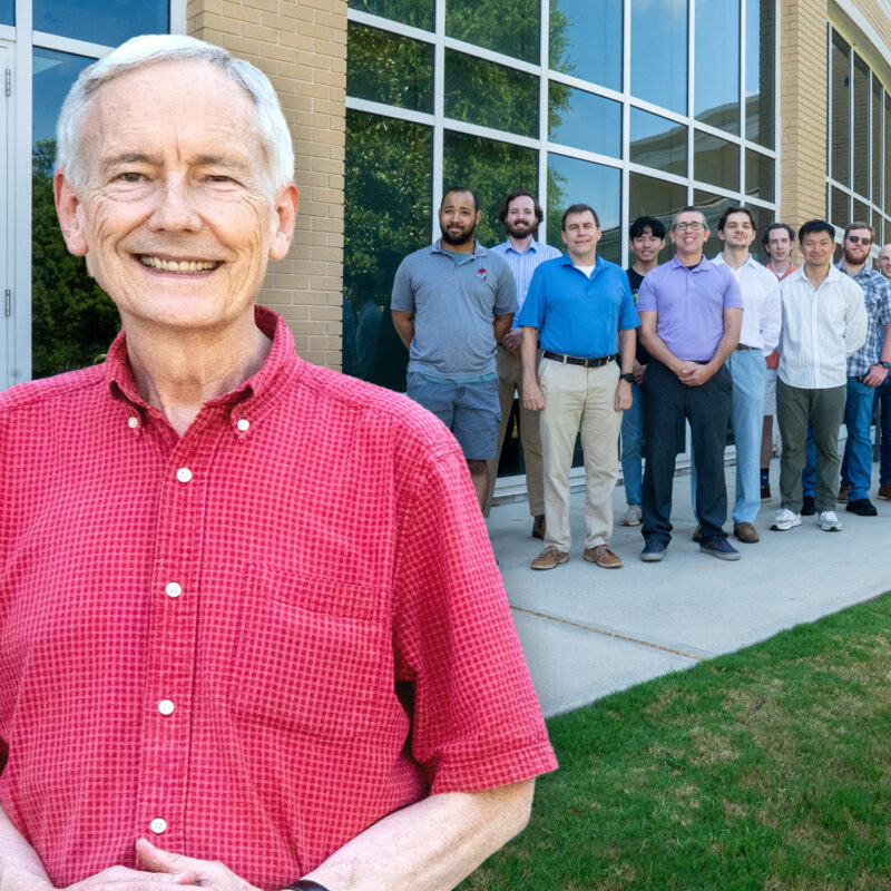 Perimeter Elder Arnold Barlow and some of the men he has discipled at Perimeter