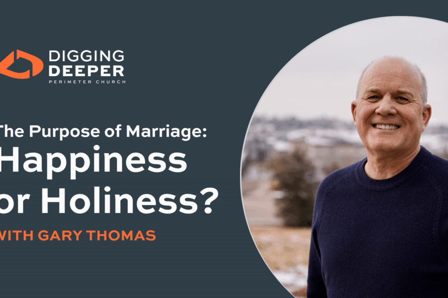 Digging Deeper into Marriage, episode 1 (podcast cover)