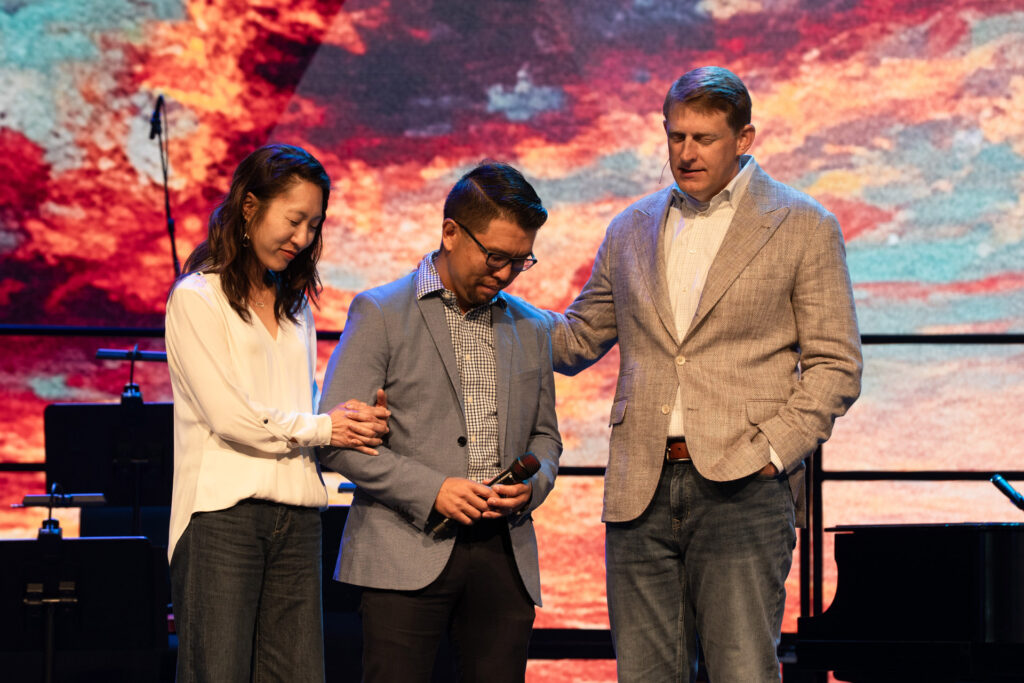 Wonmin and Robert Kim and Jeff Norris. Photo by Oliver Tseng.