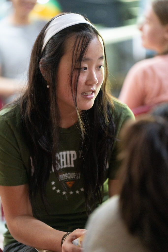 Hannah Park shared her testimony