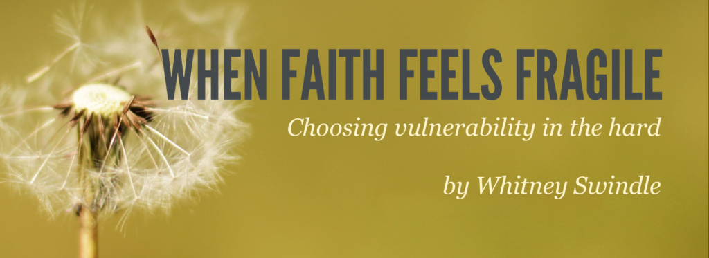 Blog: When Faith Feels Fragile: Choosing Vulnerability in the Hard